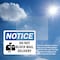 Signmission Do Not Block Mail Delivery Sign With Symbol, 10 in W x Rectangle, Vinyl Decal OS-2PACK-NS-D-710-L-15416 - alternate 5